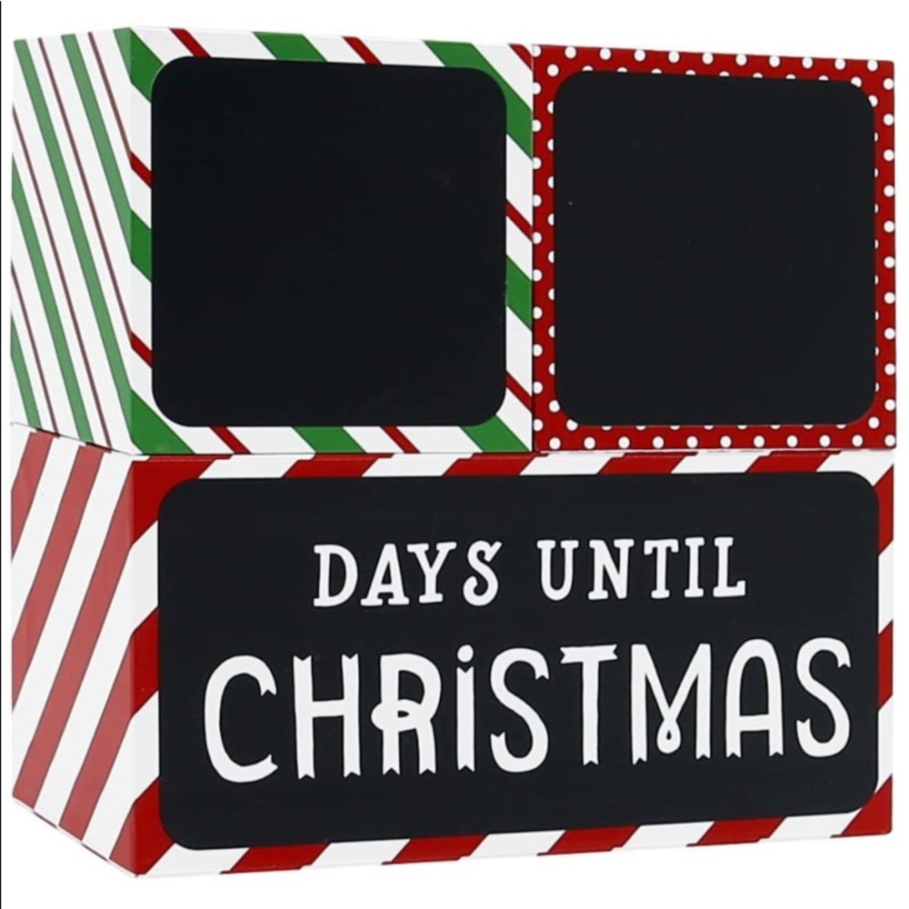 Tiny Ideas Countdown to Christmas chalk blocks